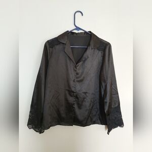 Shein Satin Lace Pajama Set